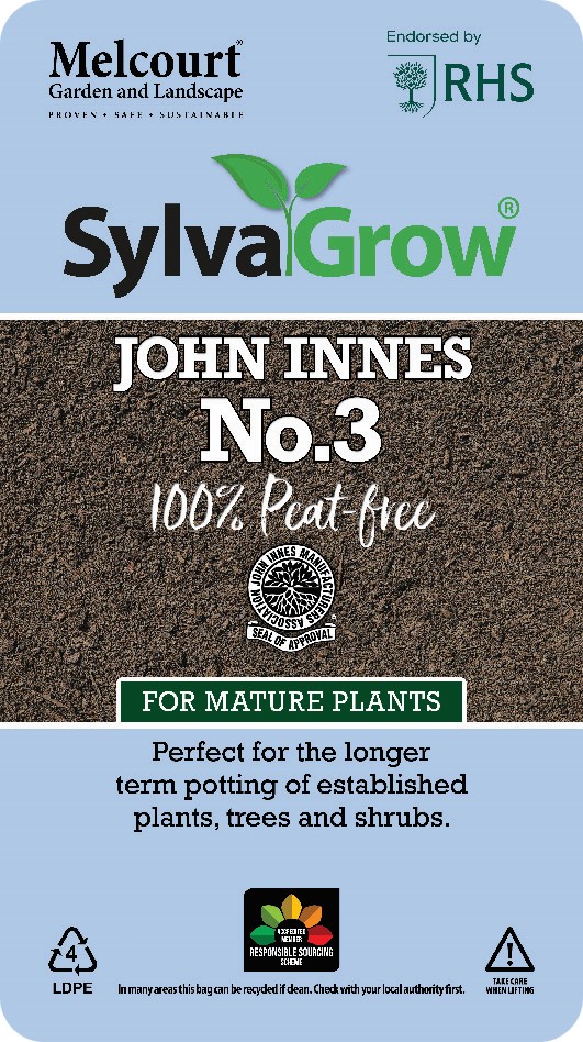 Sylvagrow John Innes No.3 Peat Free Compost – 22L